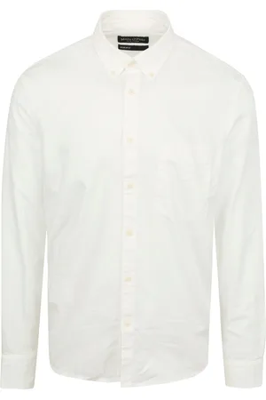 Marc O’ Polo Chemise Cassé Blanc cassé Blanc