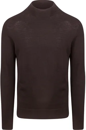 Profuomo Pull Turtleneck Merino Foncé