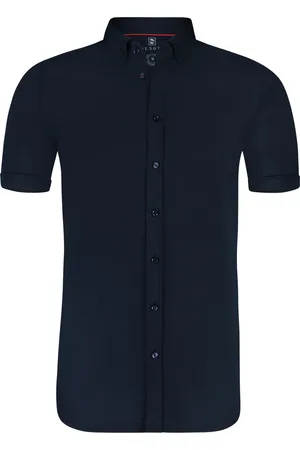 DESOTO Chemise Manches Courtes Marine 057 Bleu foncé Bleu
