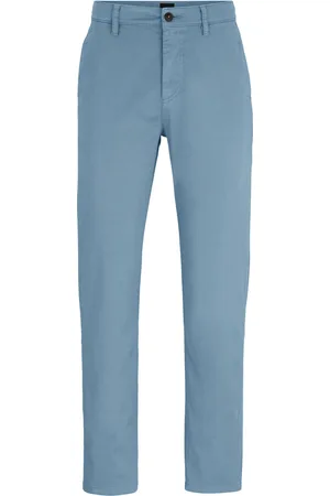 HUGO BOSS Satin Chino Clair Bleu clair Bleu