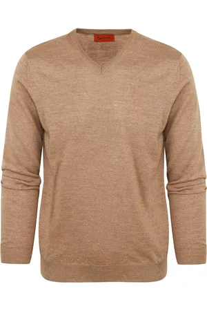 Suitable Pull-over Col-V En Laine