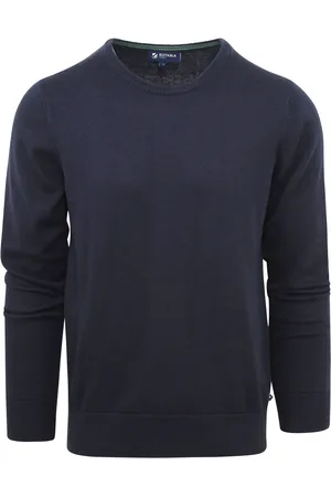 Suitable Respect Pull Oinix Col Rond Marine Bleu Bleu foncé
