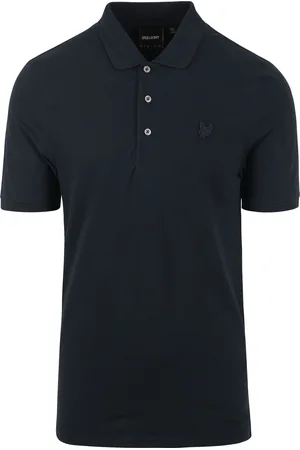 Lyle & Scott Tonal Eagle Polo Marine Bleu foncé Bleu