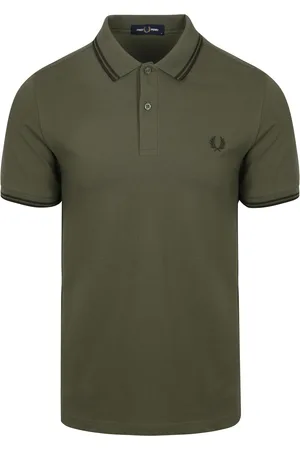 Fred Perry Polo M3600 Olive W49 Vert foncé Vert