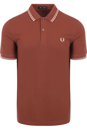 Fred Perry Polo M3600 Brique Marron Rouge
