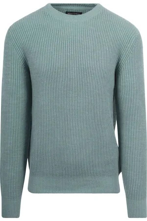 Marc O’ Polo Pull Mix Laine Acier Bleu Vert