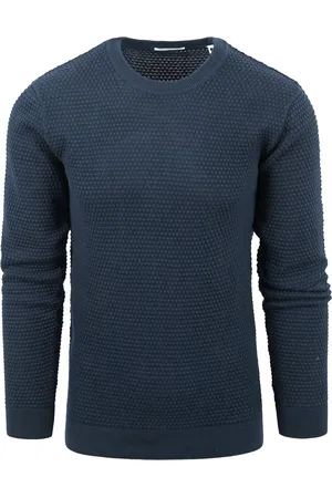 Knowledge Cotton Apparal ConnaissancesCotton Apparel Sweater Vagn Dark Blue Bleu foncé Bleu