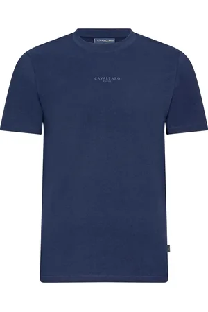 cavallaro Cavallaro Darione T-Shirt Logo Marine Bleu Bleu foncé