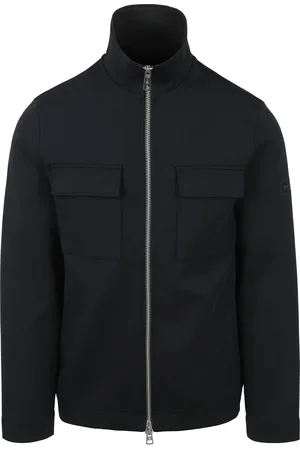 Marc O’ Polo Scuba Interlock Overshirt Marine Bleu Bleu foncé