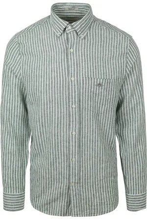 GANT Chemise Décontractée Lin Rayures