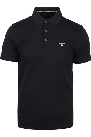 Barbour Polo Sutton Tailored Navy Bleu foncé Bleu