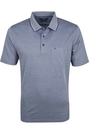Casa Moda Polo Marine Mélangé Bleu foncé Bleu