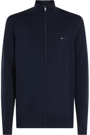 Tommy Hilfiger Gilet Zip Marine Bleu Bleu foncé