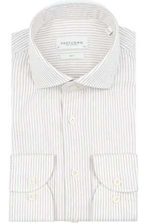 Profuomo Chemise Manches Extra Longues Travel Rayures