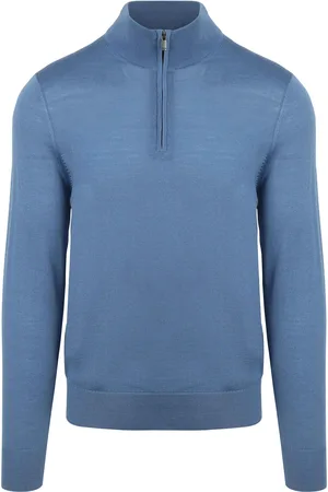 Suitable Merino Half Zip Sweater Ink