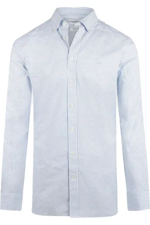 McGregor Chemise Oxford Rayures Clair Bleu clair Bleu