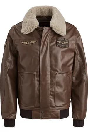 PME Legend™ Veste en Cuir Hudson Buff