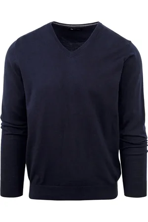 Suitable Pull Col-V Vini Marine Bleu Bleu foncé