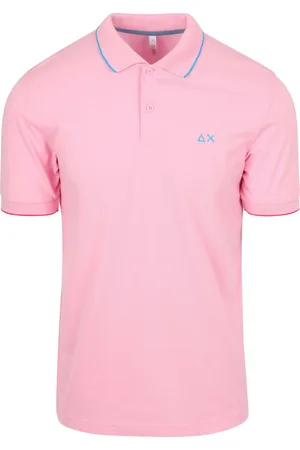 sun68 Polo Petites Rayures Collar Clair