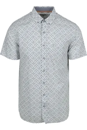 State of art Chemise Short Sleeve Impression Blanche Multicoloré Blanc