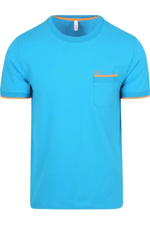 sun68 Piqué T-Shirt Fluo Rayures