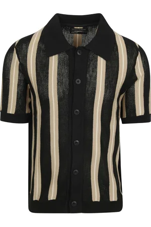 Marc O’ Polo Chemise Knitted Crochet Manches Courtes