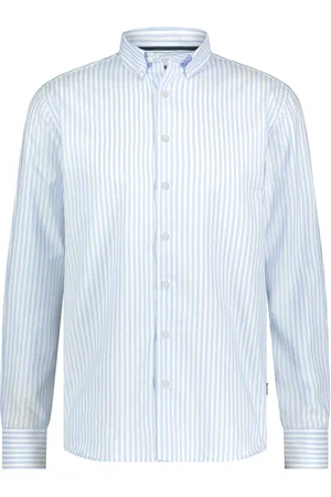 State of art Chemise Dobby Rayures Clair Bleu clair Bleu