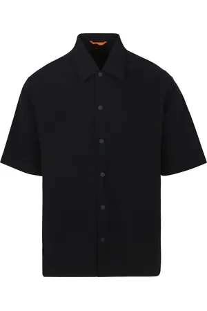 HUGO BOSS Chemise Lapoully Short Sleeve Marine Bleu Bleu foncé
