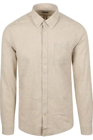 Barbour Shirt Nelson Tailored Stone