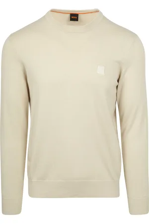 HUGO BOSS Pull-over Kanovano Écru Blanc cassé Beige