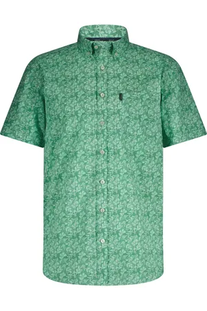 State of art Chemise Short Sleeve Leafs