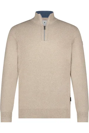 State of art Pull Half Zip Melanger Sand