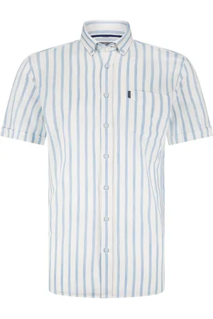 State of art Chemise Short Sleeve Stripes Clair Bleu clair Bleu