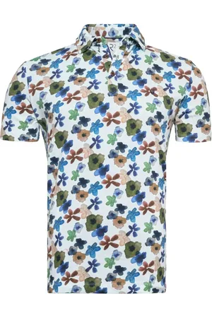 R2 Amsterdam Piqué Polo Multicolor Bleu Multicoloré