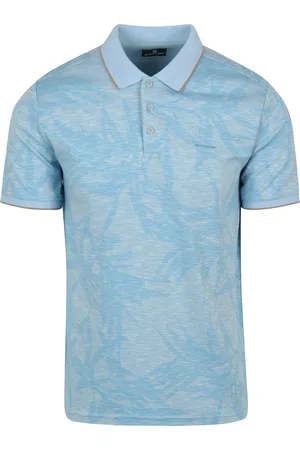 State of art Poloshirt Faded Leaf Clair Bleu clair Bleu