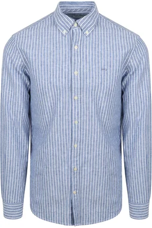 McGregor Chemise Linen Blend Rayures