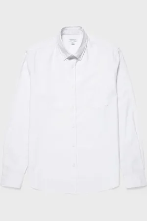 Sunspel Chemise Oxford boutonnée Blanc