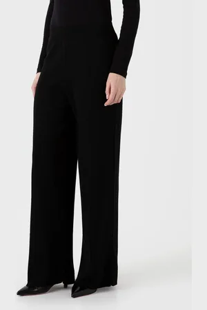 Sunspel Pantalon en maille Milano en laine mérinos Noir