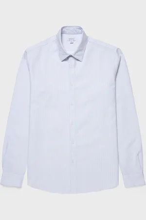 Sunspel Chemise Oxford Bleu