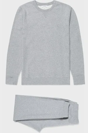 Sunspel Survêtement Loopback Gris