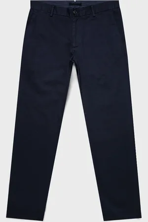Sunspel Chino slim Bleu marine