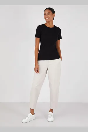 Sunspel T-shirt côtelé Noir