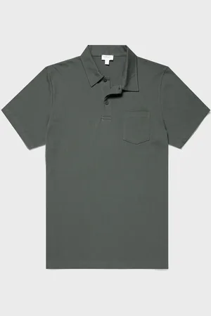 Sunspel Polo Riviera Vert