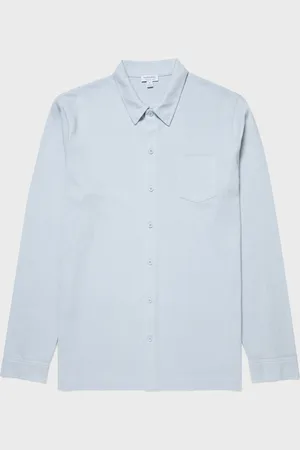 Sunspel Chemise Riviera Bleu