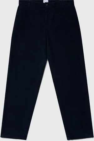 Sunspel Pantalon de travail en velours côtelé Bleu marine