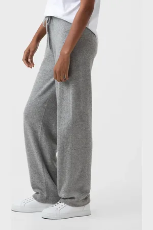 Sunspel Pantalon confort en cachemire Gris