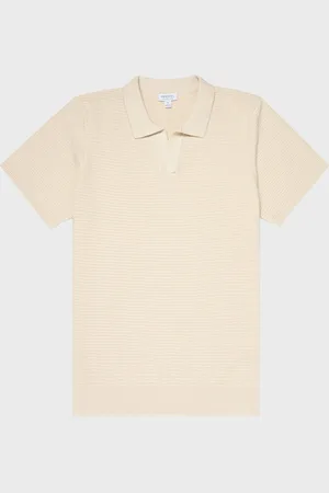 Sunspel Polo ouvert texturé