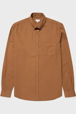 Sunspel Chemise boutonnée en flanelle