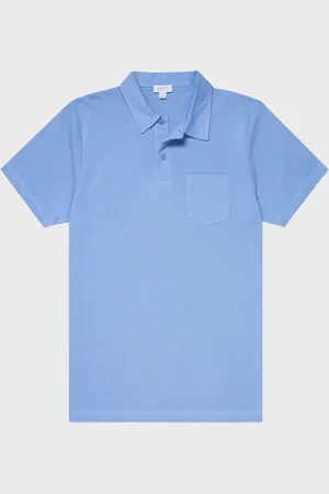 Sunspel Polo Riviera Bleu