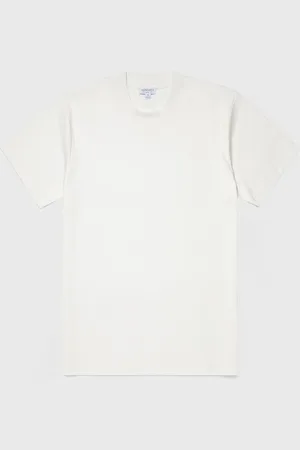 Sunspel T-shirt épais à coupe décontractée Écru